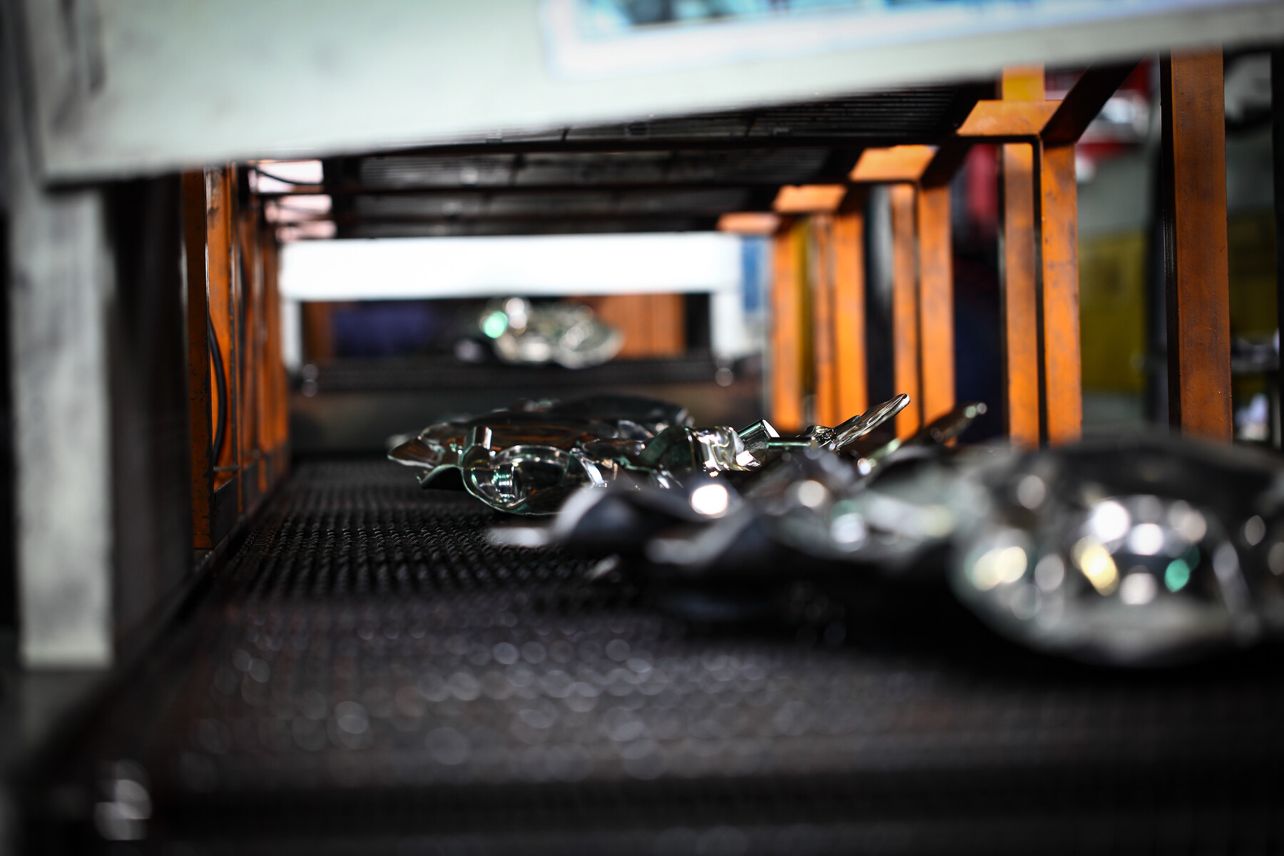 Forged components moving through production